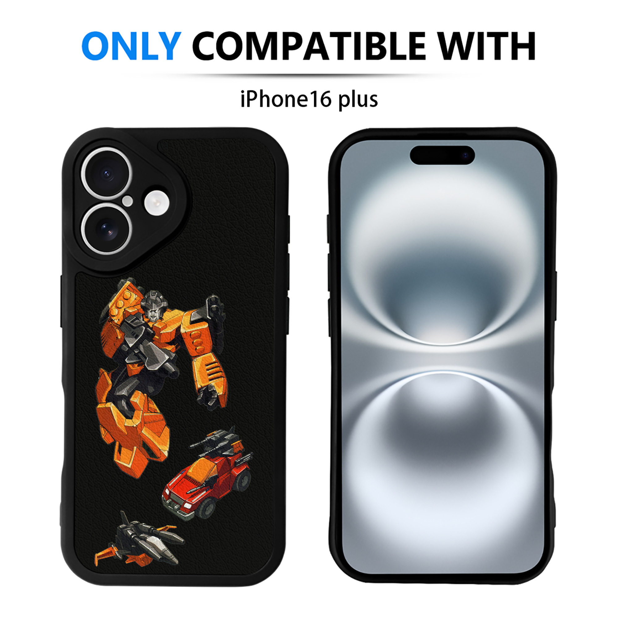 （画像用）  【iPhone 16シリーズ対応】シリコンスマホケース（レザー調） 材質：シリコン